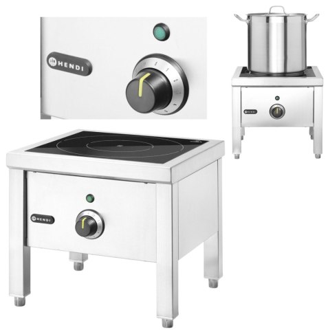 Taboret Indukcyjny O Dużej Mocy 5kW 400V 40x40 | HENDI 237670