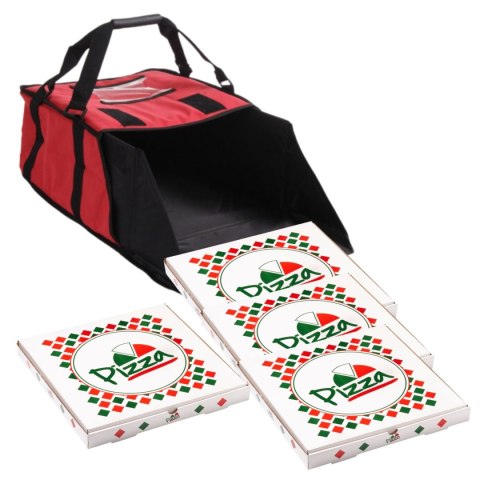 Torba Dla Dostawcy do Pizzy Termoizolacyjna 4x Karton 45x45 | HENDI 709818