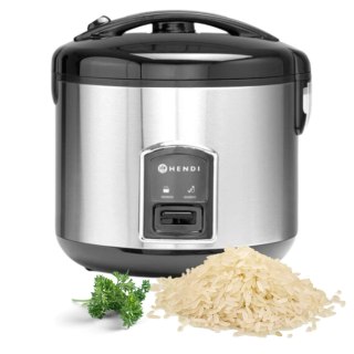 Urządzenie do Gotowania Ryżu i Kaszy z Funkcją Gotowania Na Parze 1,8 L | HENDI 240410