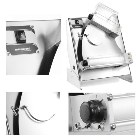 Wałkownica Elektryczna do Ciasta Pizzy 2 Wałki Ø14-30 | HENDI 1D010014