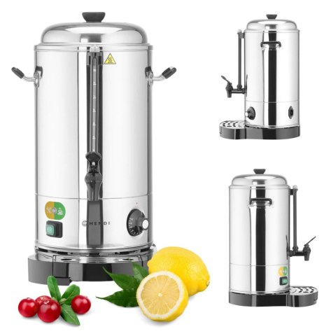 Warnik do Wody z Podwójnymi Ściankami Podgrzewacz Elektryczny 9l | HENDI 211403