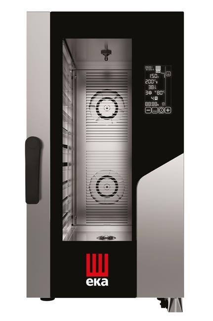 Wąski Piec Konwekcyjno-Parowy Elektryczny Black Mask Compact 10x GN 1/1 | EKA MKF1011CBM