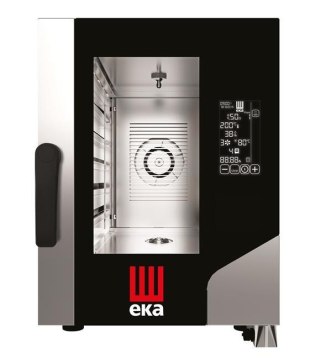 Wąski Piec Konwekcyjno-Parowy Elektryczny Black Mask Compact 6x GN 1/1 | EKA MKF611CBM