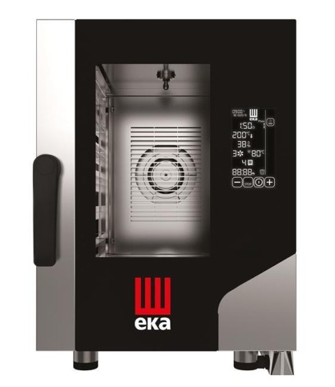 Wąski Piec Konwekcyjno-Parowy Elektryczny Black Mask Compact 6x GN 2/3 | EKA MKF623CBM