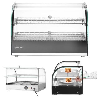 Witryna Przeszklona Grzewcza 2-Poziomowa 554x376x376 | HENDI 273999