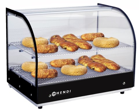 Witryna Przeszklona Grzewcza 2-Poziomowa 554x376x376 | HENDI 273999