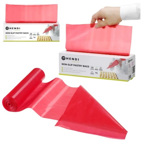 Worki do Szprycowania 520x280 mm 115 Mikronów 0-100°C 140 Sztuk 557150 | HENDI 5571502