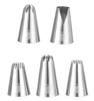 Zestaw Końcówek Cukierniczych Dekoracyjnych kW iaty Płatki | HENDI 551202