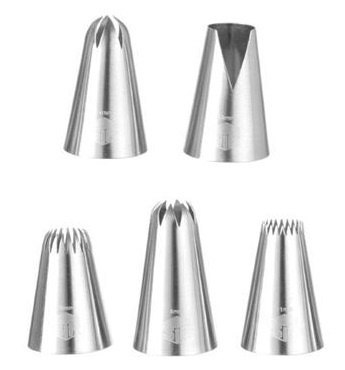 Zestaw Końcówek Cukierniczych Dekoracyjnych kW iaty Płatki | HENDI 551202