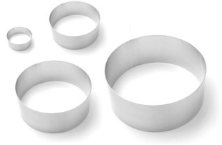 4x Rant Cukierniczy Okrągły 10-40 cm | HENDI 512449