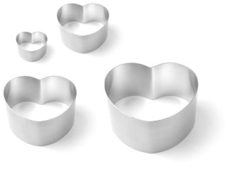 4x Rant Cukierniczy Forma Serce 15-45 cm | HENDI 512456