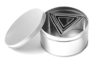 6x Wycinarki do Ciastek Trójkątne Zestaw | HENDI 673775