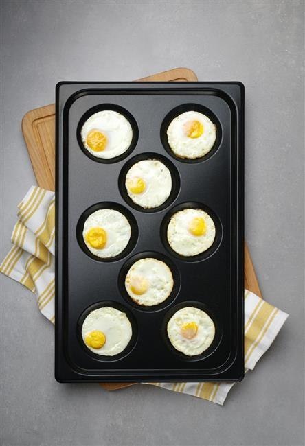 Blacha do Jajek Sadzonych z Powłoką Nieprzywierającą Convectomat GN 1/1 530x325 | HENDI 808856