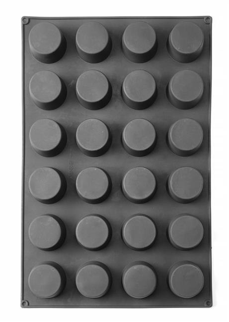 Forma Silikonowa 24x Ø7cm Muffin 570x375x40 | HENDI 677223