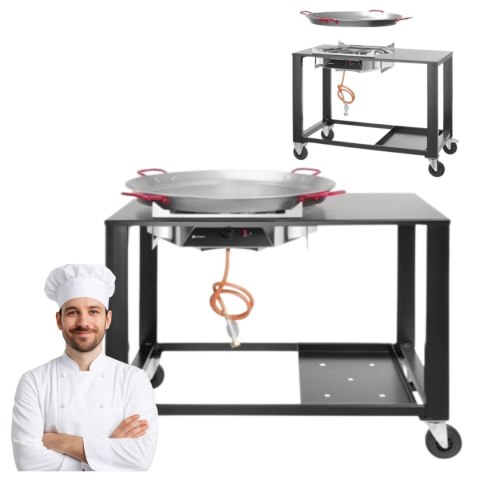 Grill Gazowy Gastronomiczny Fiesta Xl 7kW 1180x810x1000 mm | HENDI 146842