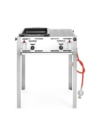 Grill Gazowy Grill-Master Maxi 50/50 11kW 850x675x600 | HENDI 154540