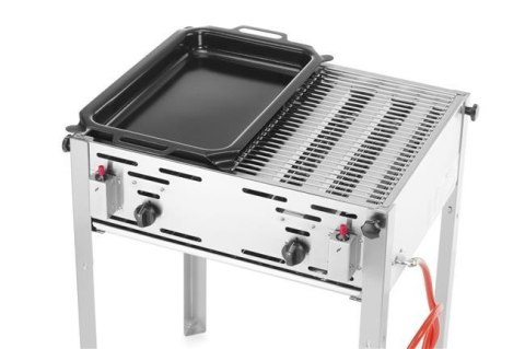 Grill Gazowy Grill-Master Maxi 50/50 11kW 850x675x600 | HENDI 154540