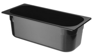 Kuweta do Lodów 5l 360x165 Czarna Hendi