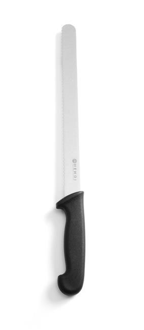 Nóż do Chleba Gastronomiczny Czarny 430 mm | HENDI 843109