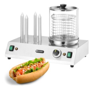 Podgrzewacz do Parówek i Bułek do Hot-Dogów 550W 500x310x395 | HENDI 265031