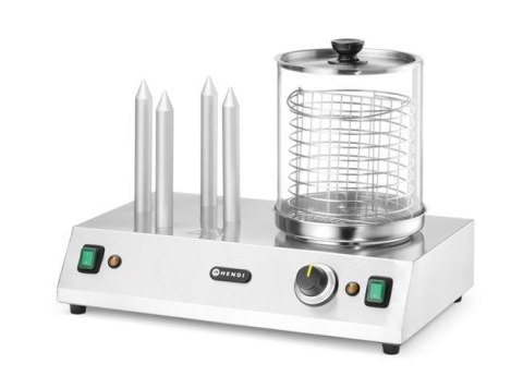 Podgrzewacz do Parówek i Bułek do Hot-Dogów 550W 500x310x395 | HENDI 265031
