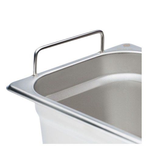 Pojemnik Stalowy GN1/2 100 z Uchwytami Basic Nierdzewny Stalgast | GREDIL 132106