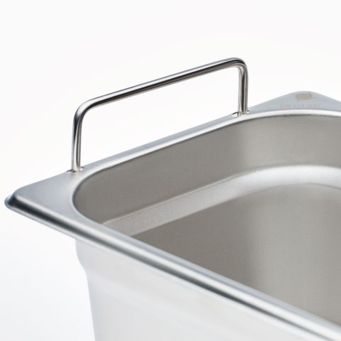 Pojemnik Stalowy GN1/6 150 z Uchwytami Basic Nierdzewny Stalgast | GREDIL 136156