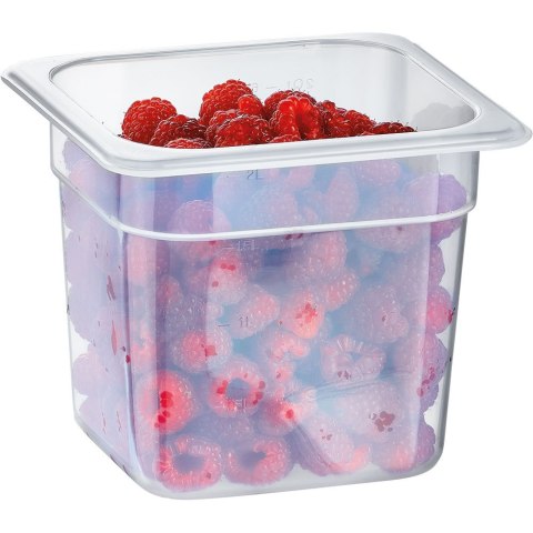 Pojemnik z Polipropylenu GN1/6 100 Przezroczysty Gastronomiczny Stalgast | GREDIL 166103