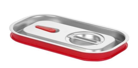 Pokrywka GN 1/4 z Uszczelką Silikonową Kitchen Line 265x162 | HENDI 807644
