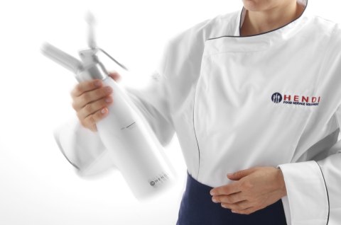 Syfon do Bitej Śmietany Dekorator 0,95l Biały z Końcówkami | HENDI 588376