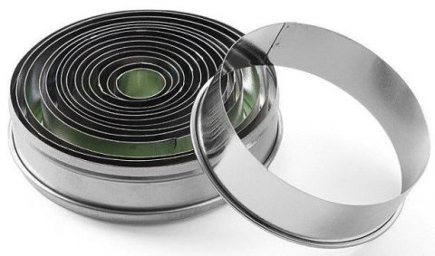 Wycinarki do Ciastek Gładkie 14 Rozmiarów | HENDI 673416