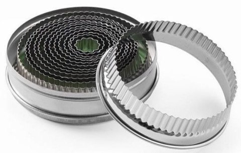 Wycinarki do Ciastek Karbowane 14 Rozmiarów | HENDI 674413