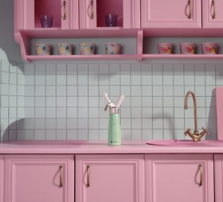 Zielony Pastelowy Syfon do Bitej Śmietany 0,5l Dekorator | HENDI 975879