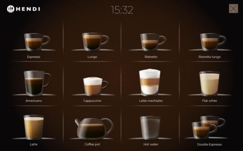 Ekspres do Kawy Automatyczny 6l z Przyłączem Wody | HENDI 209950