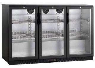 Barowa Szafa Chłodnicza Chłodziarka Podblatowa 330hc 318l Drzwi Skrzydłowe | RESTO QUALITY RQ-330HC