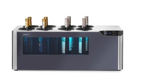 Chłodziarka do Wina Dwustrefowa Cellar Arktic Czarna 800x350x293 mm | HENDI 237380