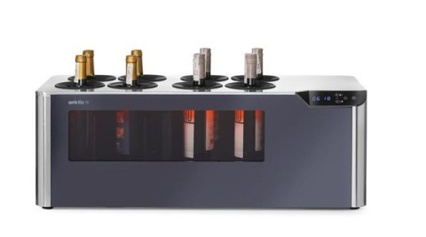 Chłodziarka do Wina Dwustrefowa Cellar Arktic Czarna 800x350x293 mm | HENDI 237380