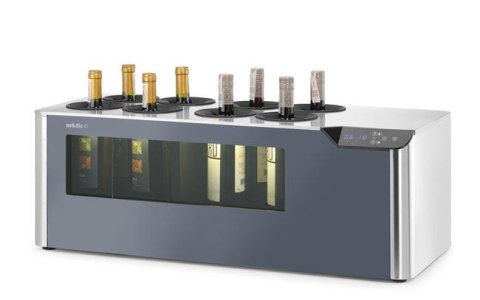 Chłodziarka do Wina Dwustrefowa Cellar Arktic Czarna 800x350x293 mm | HENDI 237380