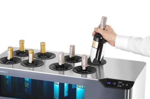 Chłodziarka do Wina Dwustrefowa Cellar Arktic Czarna 800x350x293 mm | HENDI 237380