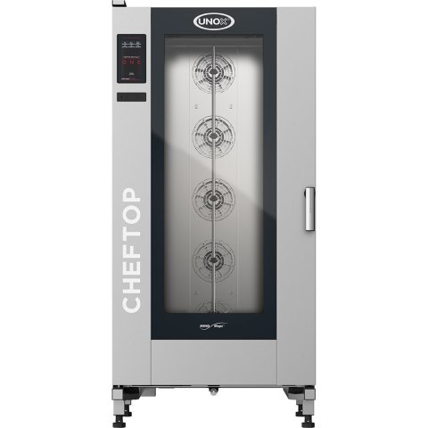 Piec Konwekcyjno-Parowy Cheftop Big One z Wózkiem 20 GN 1/1 P 29,3 kW U 400 V | UNOX 9012061