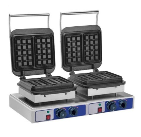 Profesjonalna Gofrownica Podwójna 3500W | SZRON G200202