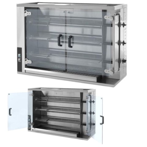 Rożen Gazowy Rożno Na 12-15 Kurczaków 1150x472x795 | HENDI 226070