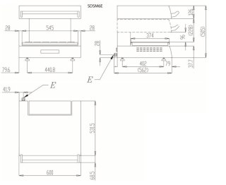 Salamander Elektryczny 4,5 kW Sdsm6e | OLIS 6060006