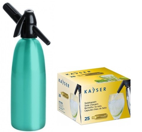 Syfon do Wody Saturator 1l Miętowy + 25 Naboi | ART QUICK SODA SA-01 E_25