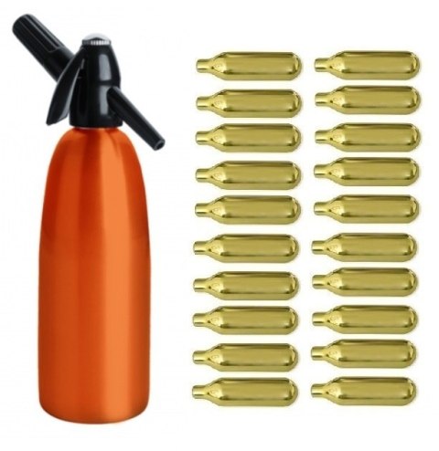 Syfon do Wody Saturator 1l Pomarańczowy + 20 Naboi | ART QUICK SODA SA-01 I_20