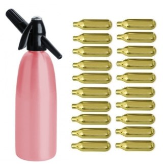 Syfon do Wody Saturator 1l Różowy + 20 Naboi | ART QUICK SODA SA-01 F_20