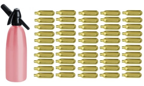 Syfon do Wody Saturator 1l Różowy + 50 Naboi | ART QUICK SODA SA-01 F_50