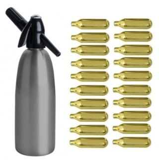 Syfon do Wody Saturator 1l Szary + 20 Naboi | ART QUICK SODA SA-01 G_20