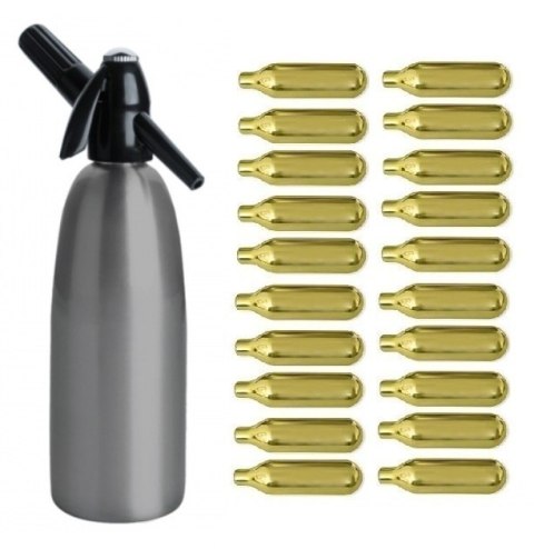 Syfon do Wody Saturator 1l Szary + 20 Naboi | ART QUICK SODA SA-01 G_20