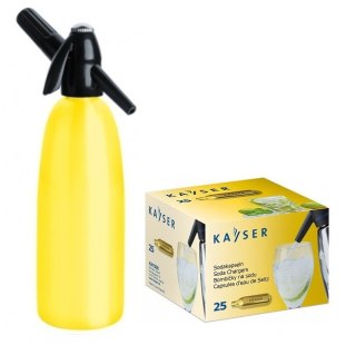 Syfon do Wody Saturator 1l Żółty + 25 Naboi | ART QUICK SODA SA-01 J_25